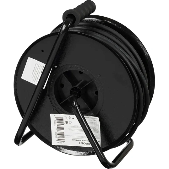 Удлинитель Topfort КГ 3х2,5 50м, на мет.катушке, с/з.,с/загл.,IP44