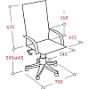 Кресло БР Комус Мебель Echair 659, экокожа, черн, пластик