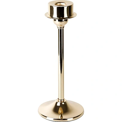 Подсвечник декоративный (без свечи) 25x9см (металл), 9961035