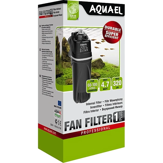 Помпа фильтр FAN-1 plus (60л-100л) 320л/ч 4,7Втс (Акваэль)