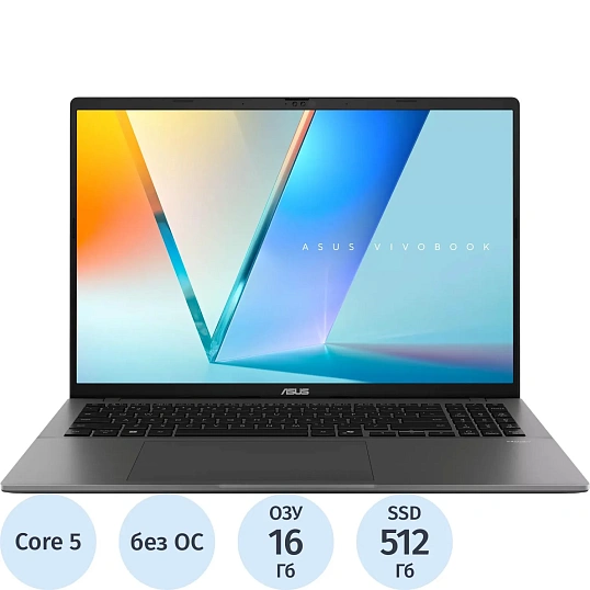 Ноутбук Asus S16 S3607VA(90NB1672-M00CJ0)Core5-210H/16Gb/512GbSSD/16/NoOS