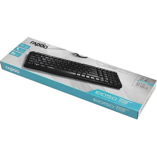 Клавиатура RAPOO E1050 беспроводная, черный