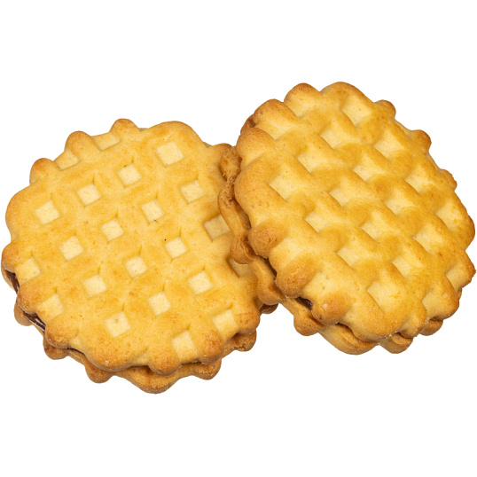 Печенье Дымка Домашние вафельки с вареной сгущенкой, 4кг/уп