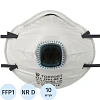 Полумаска фильтрующая TOPFORT 212 с кл FFP1 до 4ПДК 10шт/уп