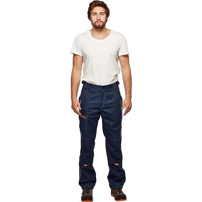 Брюки муж. л34-БР т.син/вас (р.48-50) 182-188 ( мод.БРЮ208)