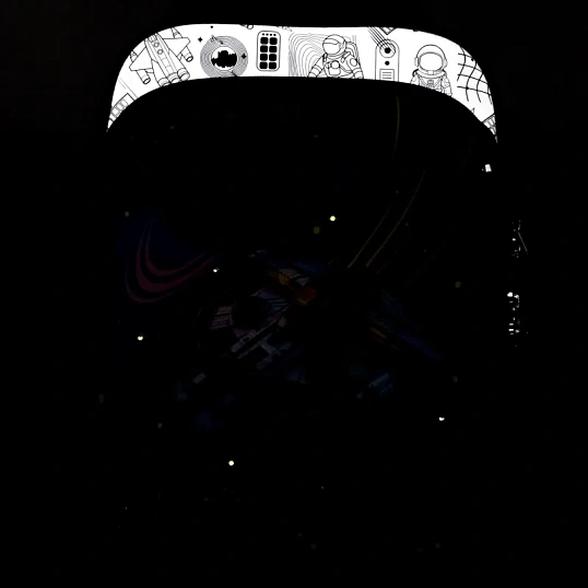 Ранец Комус Класс Stright 3D Косм. путешествия, св/диоды, 2 отд, эргоном