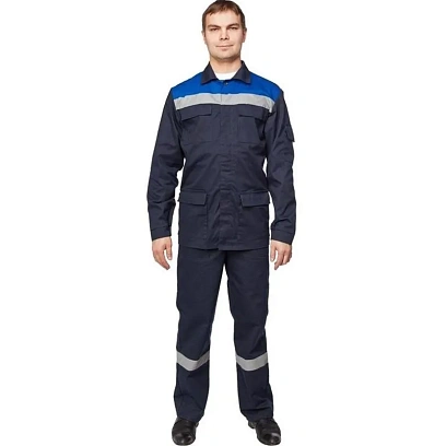 Костюм летний муж л05-КБР син/вас (р.48-50) 194-200 (Арсенал-СП)