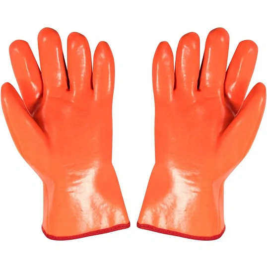 Перчатки защитные нефтеморозостойкие ПВХ утепленные р-р 11 манжет раструб