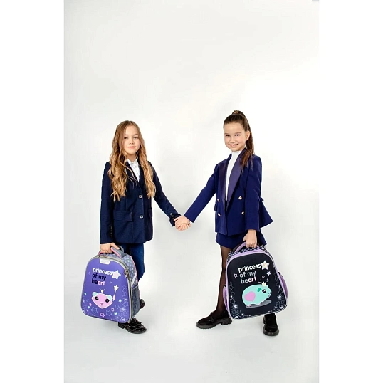 Ранец №1School Light 700г Princess, 2 отд