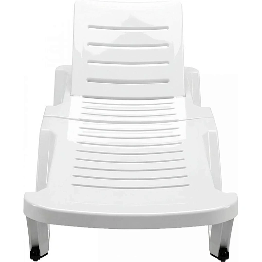 Шезлонг PR_Decorona DeRiviera без подлокотников, белый рассвет