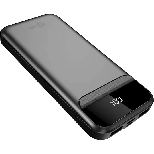 Внешний аккумулятор Cactus CS-PBFSCA-10000 10000mAh 4.5A 2xUSB-A/USB-C черн