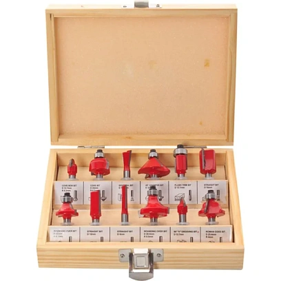 Набор фрез REDVERG 6мм (12шт) (840782)