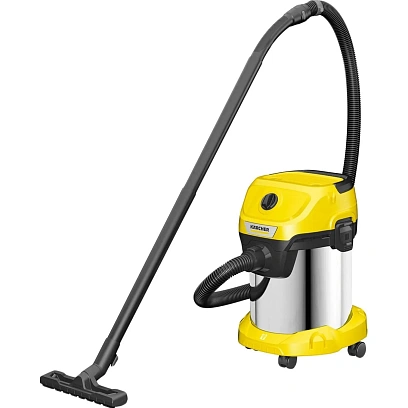 Пылесос проф. Karcher WD 3 S V-17/4/20, для сухой и влажной уборки