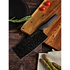 Нож топорик кухонный Santoku 16,5 см. рукоять Soft Touch, Mielaje