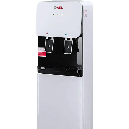 Кулер для воды AEL LD-AEL-85C white/black  нагрев/электронное охл, шкаф
