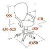 Кресло VB_EChair-224 DSL PPU к/з бежевый OR-10, хром