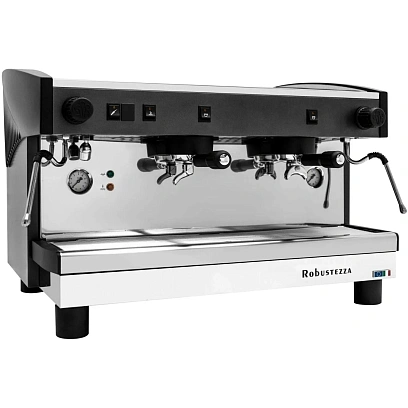 Кофемашина полуавтомат Robustezza St2M/ Черная+Высокая Группа Мультифазная