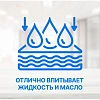 Материал протирочный нетканый Puretech W3 60г/м2,синий, 30x34см,500л/рул