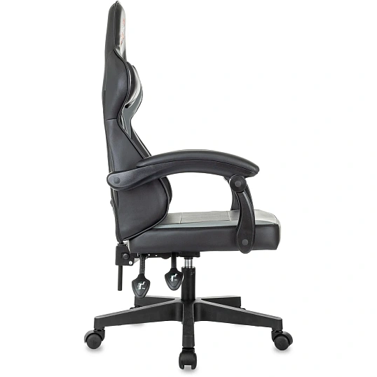 Кресло VB_Echair Easy Game-907 LT PU экокожа черный/серый, пластик
