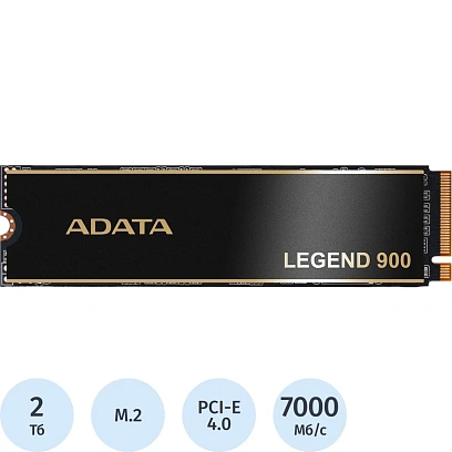 SSD накопитель ADATA LEGEND 900, 2048GB, M.2, PCIe 4.0 x4(SLEG-900-2TCS)
