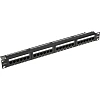 Патч-панель REXANT (02-0031) с кабельн орг.19,1U,24 порта,UTP,RJ-45,CAT5e