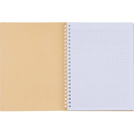 Тетрадь общая, BS, А5, 80л., клетка, спираль. April, цветы N4188
