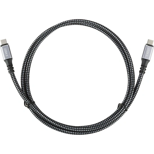 Кабель BigTech USB4 Type-C M/M, 40Gbps, 240Вт, 5А, 1.2м (OAVDC008)