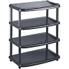 Этажерка BP_ для обуви ПАОЛА 4 полки 490Х310Х780мм Черный