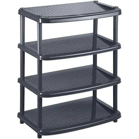 Этажерка BP_ для обуви ПАОЛА 4 полки 490Х310Х780мм Черный