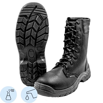 Ботинки с высоким берцем ОМОН 3219 ПУ, черный (46)