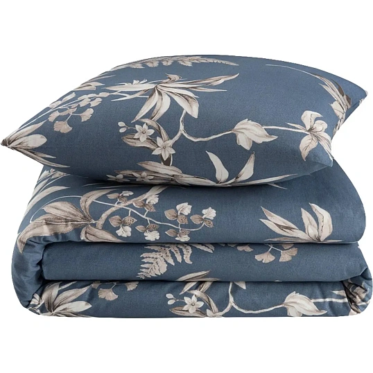 Постельное белье 1,5сп  Бязь (нав.70х70-2шт),Flower vines