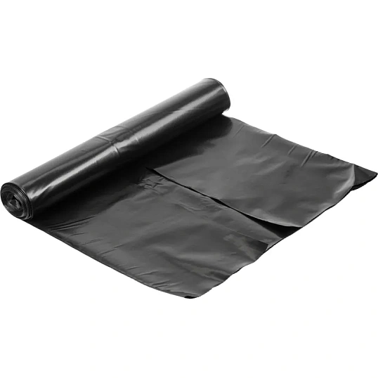 Мешки для мусора ПВД, 280л 105мкм 5шт/рул черные 90x140см