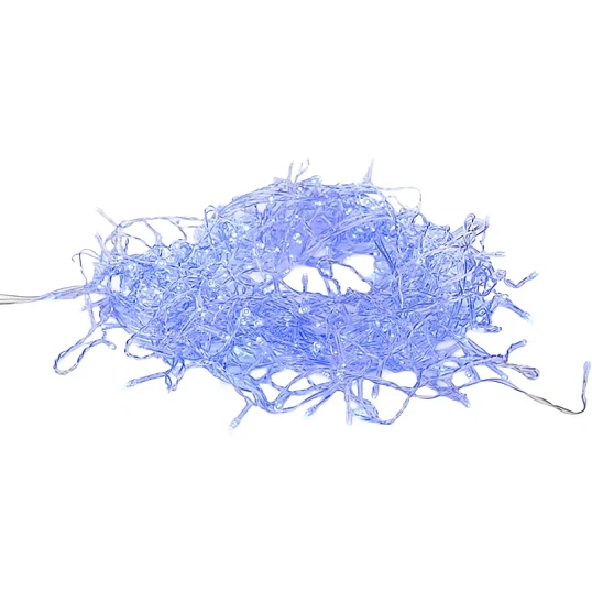 Гирлянда светодиодная Занавес 1,5x1 м, 96 LED, мерцание, Синий,  235-023