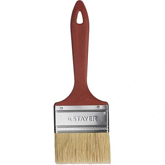 Кисть плоская STAYER UNIVERSAL-MASTER, натуральная щетина, 75мм 0107-75-Z01