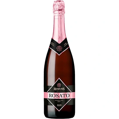 Вино безалкогольное игристое Rimuss Rosato сухое Швейцария 750мл