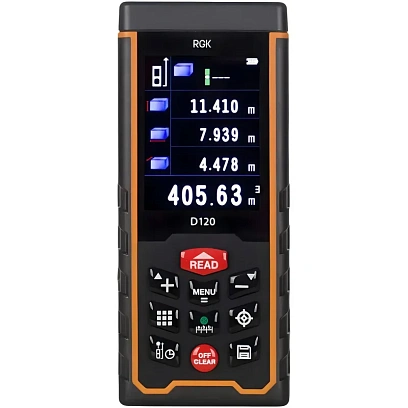 Дальномер лазерный RGK D120, 4610011871382