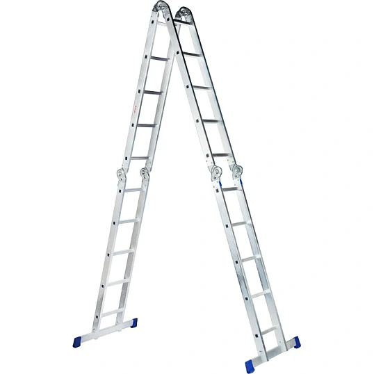 Лестница шарнирная алюминиевая 4х5 ступеней Комус      