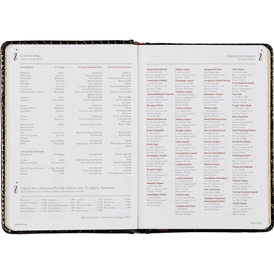 Ежедневник недатированный А6+ Caiman (коричневый)3-498 Д