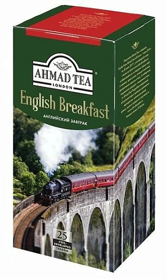 Чай Ahmad English Breakfast Tea, 25 пак/упак