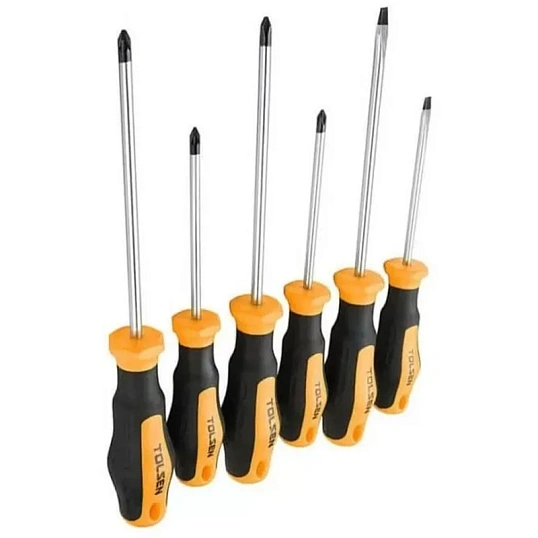 Набор отверток GRIPro, 6 предметов TOLSEN TT20014