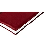 Ежедневник недатированный бордо, тв пер, 140х200, 160л, Lozanna AZ052/bordo