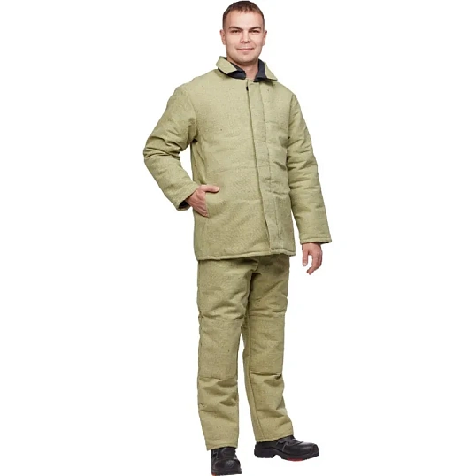 Костюм сварщика брезентовый утепл. КБР (арт.КС02ПР) 48-50/170-176