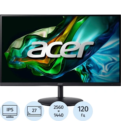 Монитор Acer SH272UG0bmiphux 27'' QHD/IPS/120Гц/HDMI/DP/черн(UM.HS2CD.006)