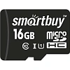 Карта памяти SmartBuy microSDHC 16Gb UHS-I Cl10 +ад, SB16GBSDCL10-01