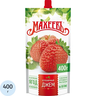 Джем Махеевъ клубничный, 400г