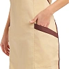 Фартук сарафан Маркет Мастер  цвет бежевый/шоколадный