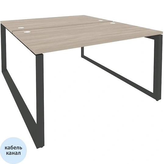Рабочая станция ONIX-О двойная О м/к O.MO-D.RS-2.3.8 аттик дуб/антрацит