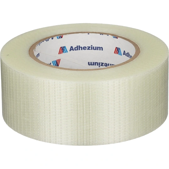 Клейкая лента армированная Adhezium SR 1140, 50ммx50м,  прозрачная