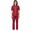 Костюм для горничных и уборщиц женский у13-КБР бордо (р.44-46)р.158-164