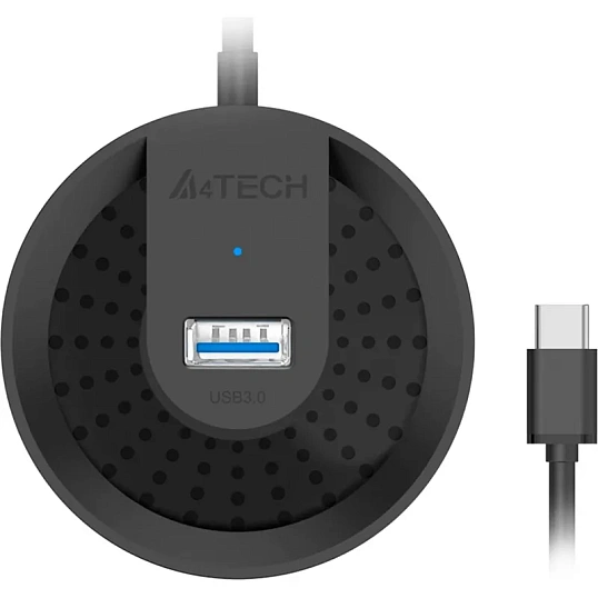 Разветвитель USB 3.0 A4Tech HUB-30C 4порт. черный